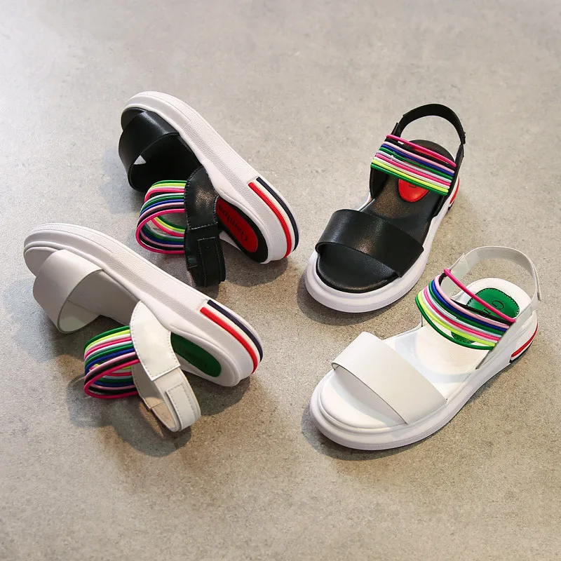 Gamlon детей родитель большая девочка Сандалии Летняя Новинка 2017 г. школьниц Mama