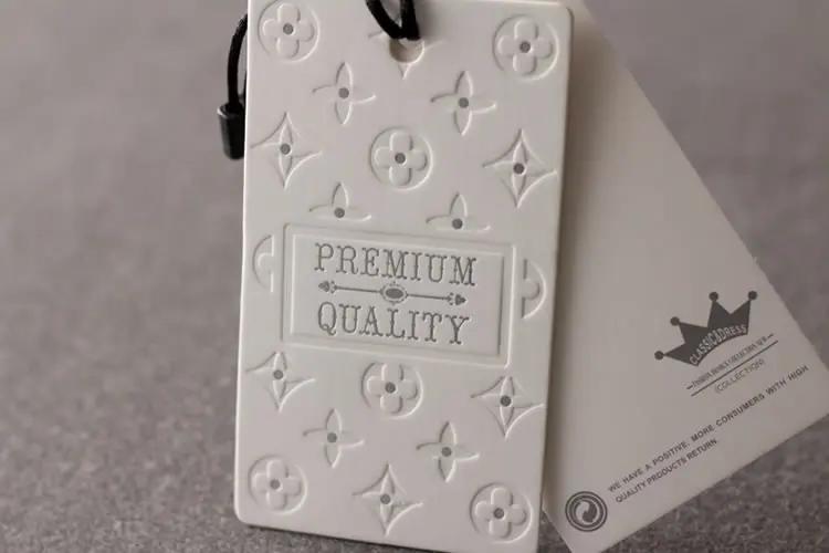 Индивидуальная Бумажная подвесная бирка/этикетки для одежды/ярлыки мешков