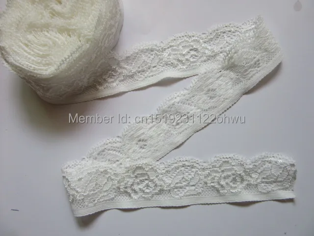 Оптовая продажа 10 ярдов красивая Высококачественная вышитая эластичная