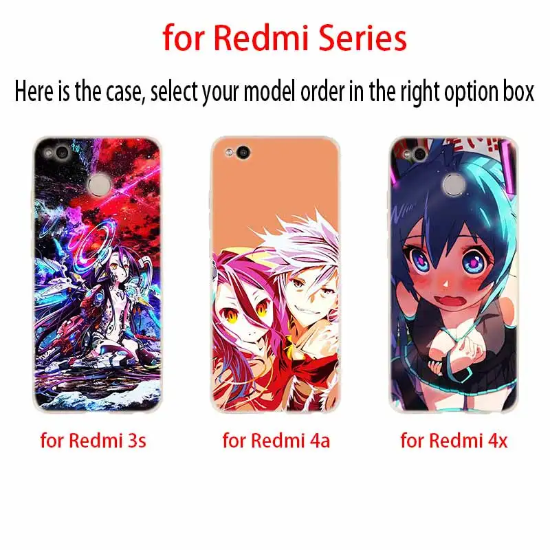 Модный мягкий чехол из ТПУ No Game NO life с аниме для Xiaomi Redmi Note 10 9 8 7 6 5 Pro Max 10S 9S 9T 8T 4G 5G |