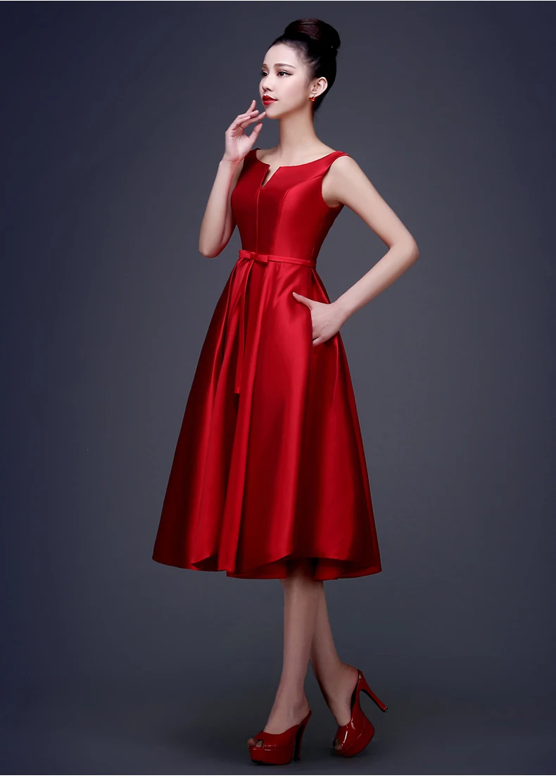 2015 Elegant Party Dresses A-line Scoop 
