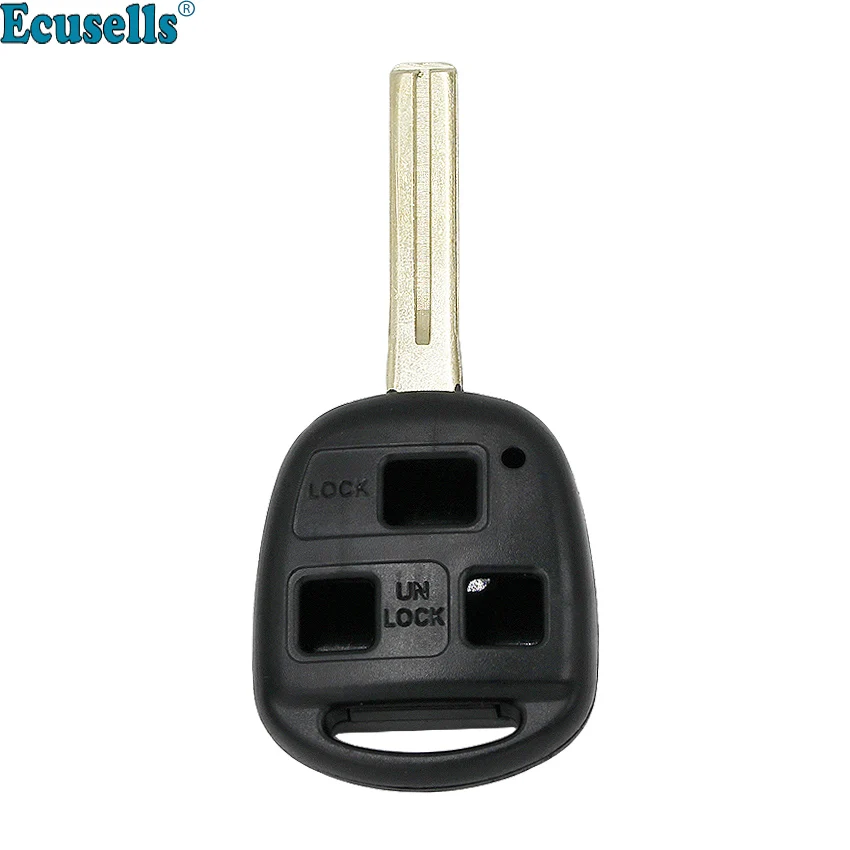 3 кнопки дистанционного ключа оболочки для Lexus ES300 GS300 GS400 GS430 GX470 IS300 LS400 LX470 RX300 SC430