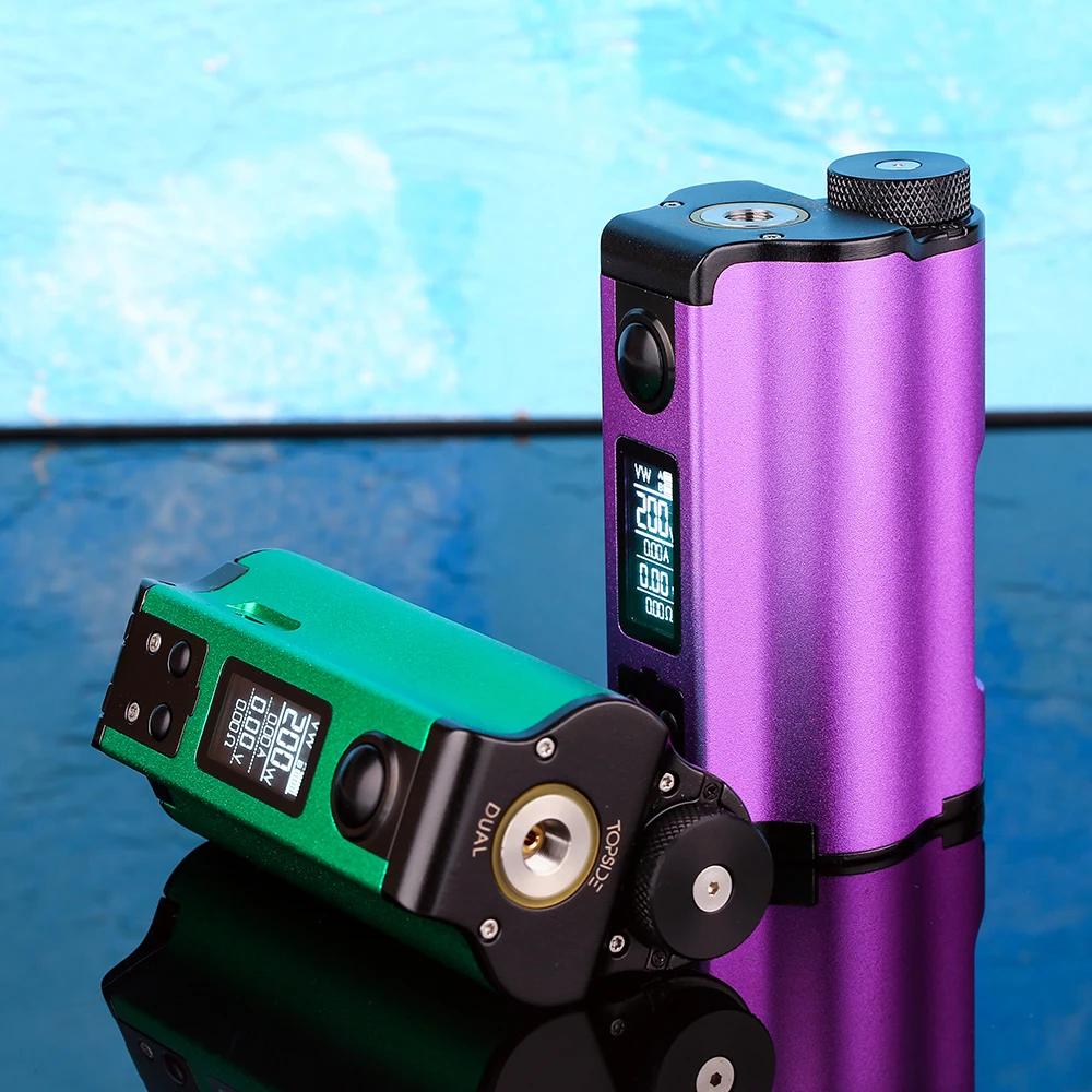 Новинка DOVPO Topside Dual 200 Вт Top Fill TC Squonk MOD с бутылкой 10 мл без аккумулятора 18650 боксмод VS