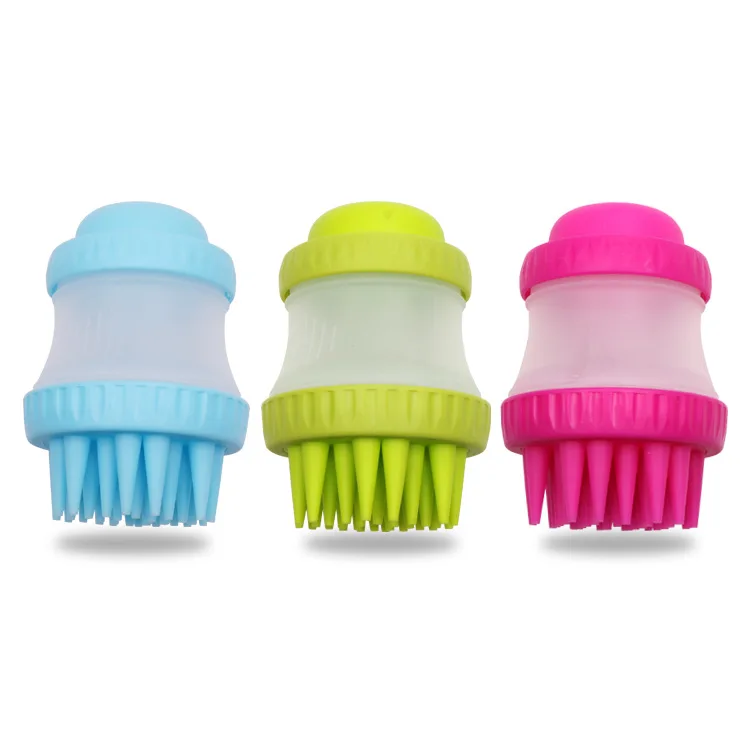 Многофункциональная щетка для ванны домашних животных из силикагеля инструмент