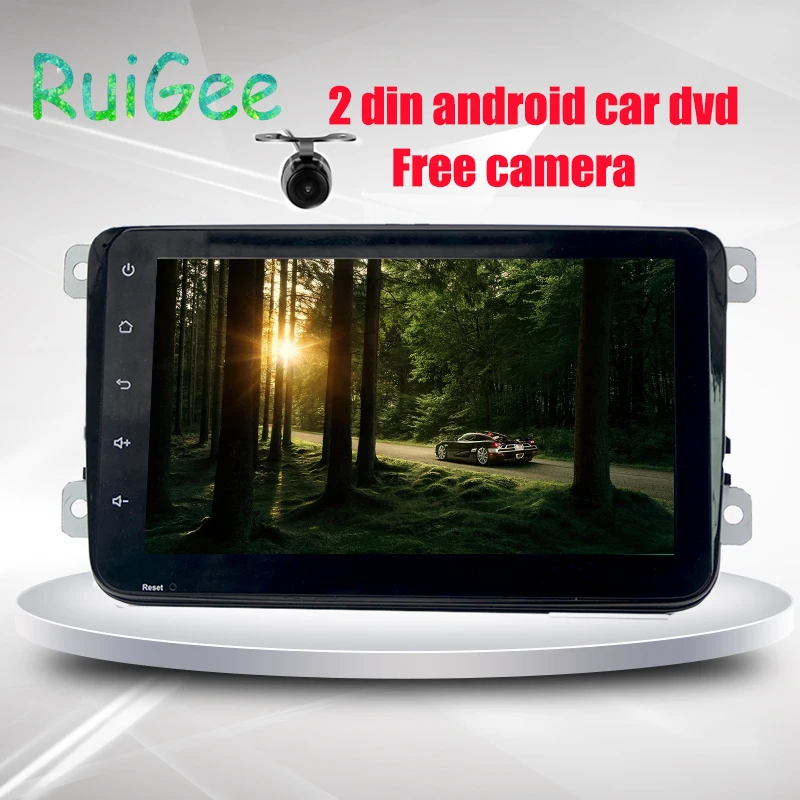 2 din android 8 01 автомобильный dvd стерео радио видео плеер для VW passat cc b6 b7 jetta tiguan touran