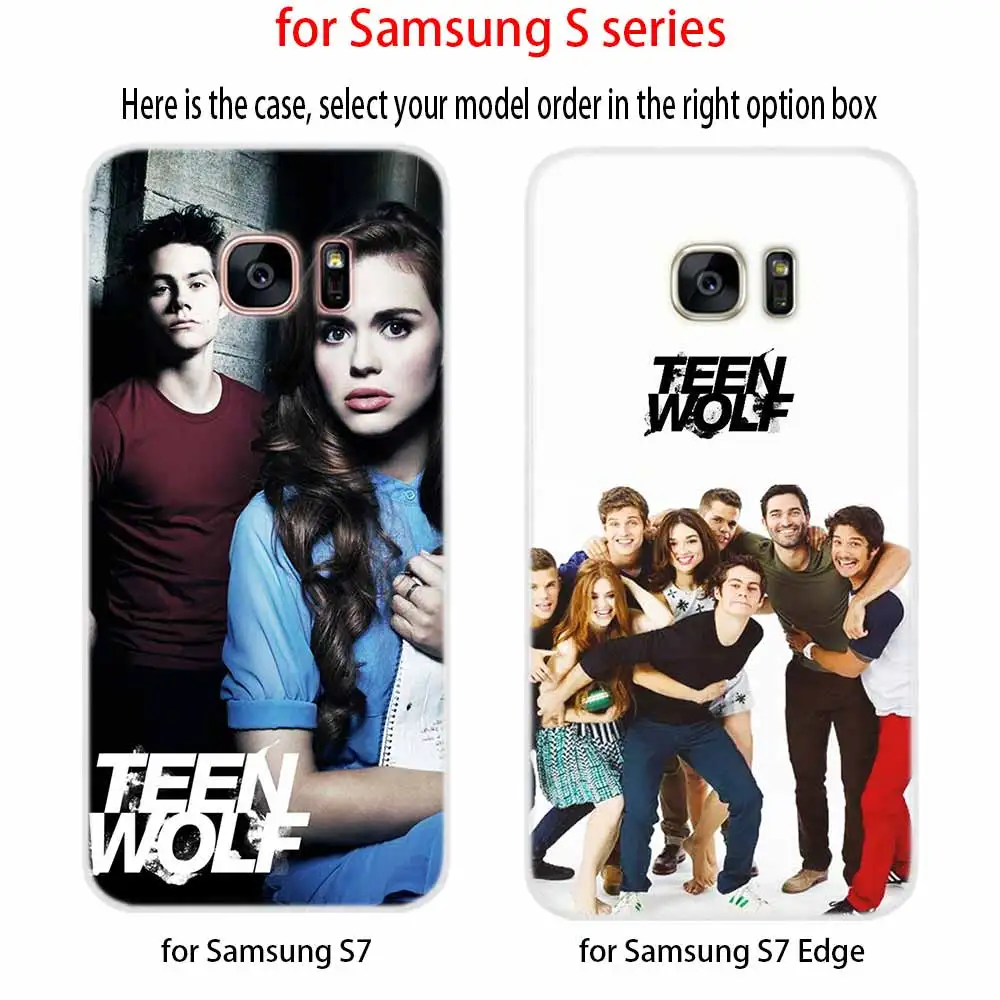 Мягкий чехол Teen Wolf для Samsung Galaxy S7 Edge S8 S9 S10 S11 S20 S21 Plus Lite E Ultra|Бамперы| |