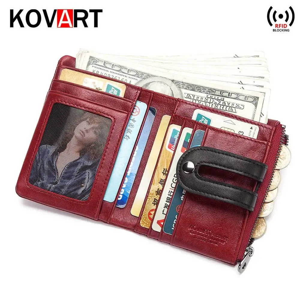 Женский кошелек из натуральной кожи женский короткий клатч Rfid роскошная