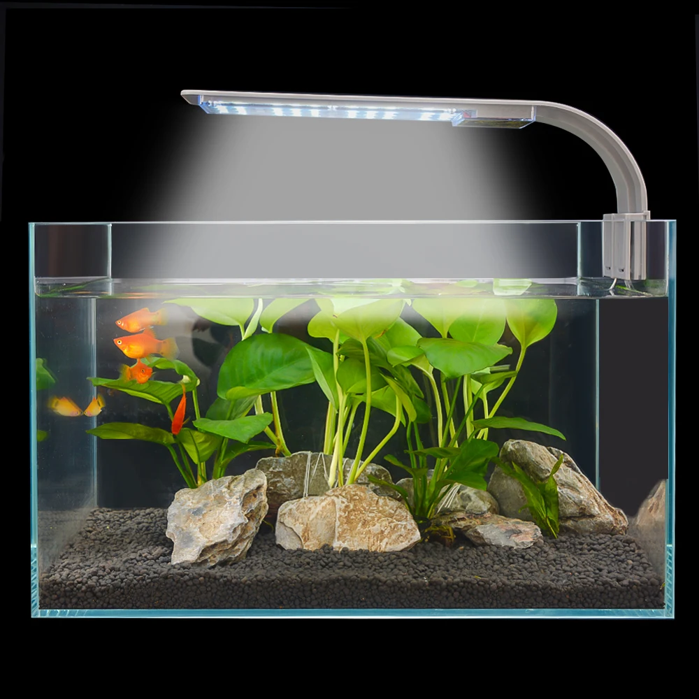 Senzeal Aquarium Light Super bright Aquarium Led Lighting M3/X3/X5/X7/X9 Clip-on Slim Fish LED Lamp 220V/110V Fish Tank LED Lamp
