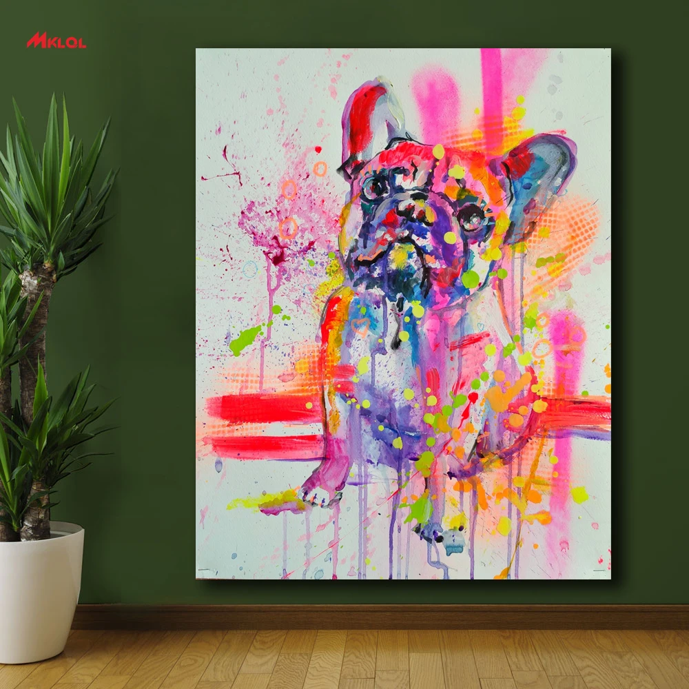

home goods wall art lovely dog canvas printed oil painting on canvas modern art paintings wall art for modern house decor 2