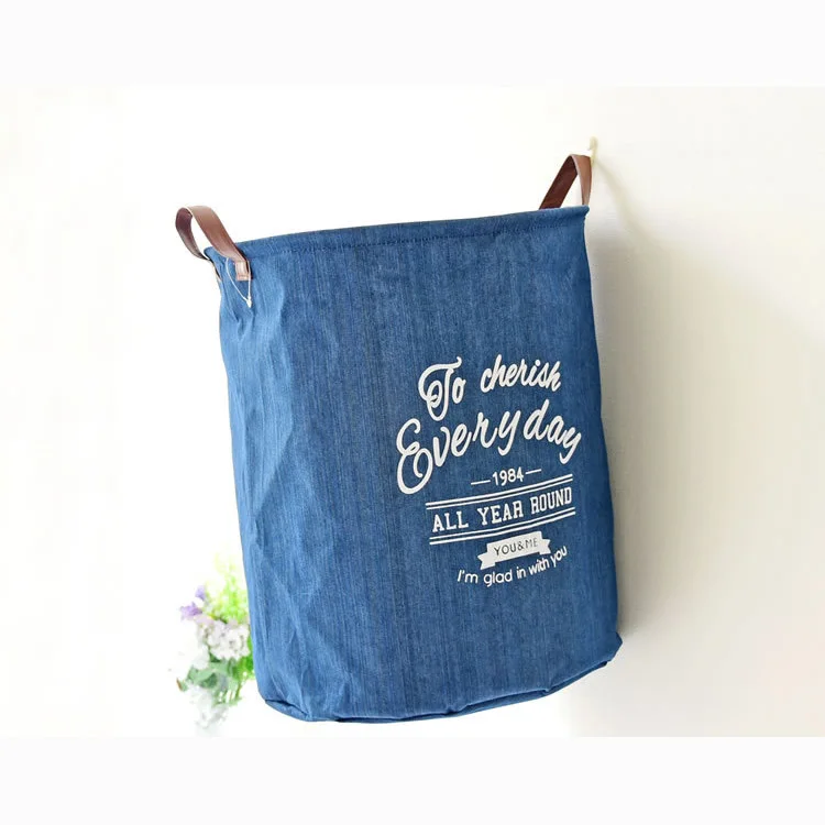 35*45 см ковбой Прачечная сумка хлопок стирка белья корзины для и препятствуют