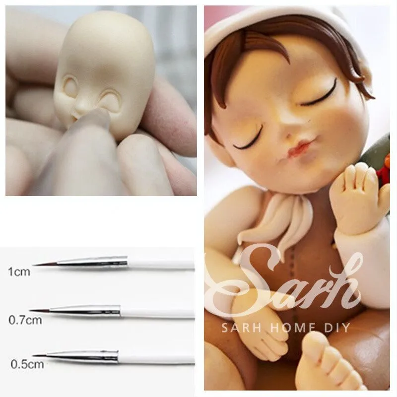 3 шт./компл. ручная роспись крючок ручка для рисования художественная Ручка #0 #00 #000