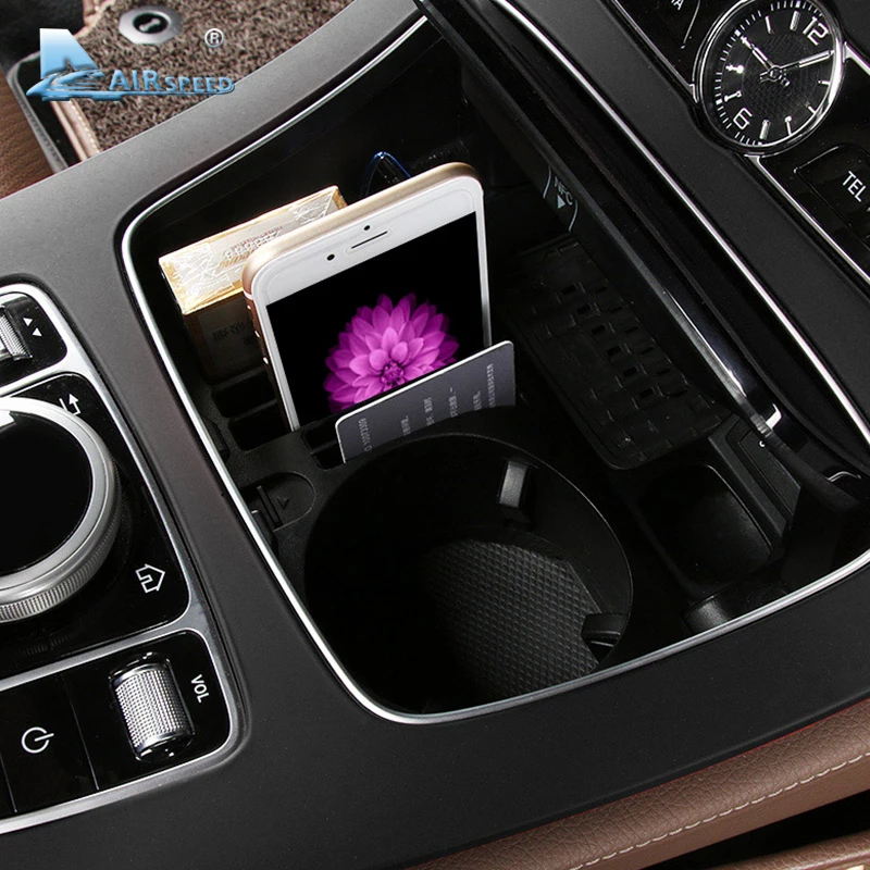

Airspeed Car Console Storage Box Upgrade Interior Car Accessories for Mercedes Benz E Class W213 E200l E300l C Class W205 GLC