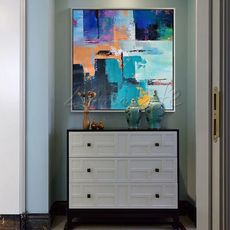 Ручная роспись холст Масляные картины дешевые большие современные абстрактные