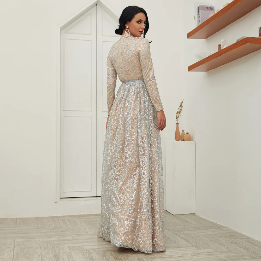 Блестящая пудра модное Бандажное платье с открытой спиной Лидер продаж