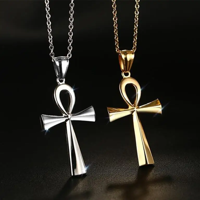 Египетский Анкх ожерелье с крестом для женщин и мужчин ювелирные изделия из