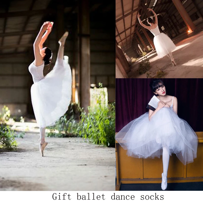 Балетная пачка для взрослых высокое качество профессиональное белое Лебединое
