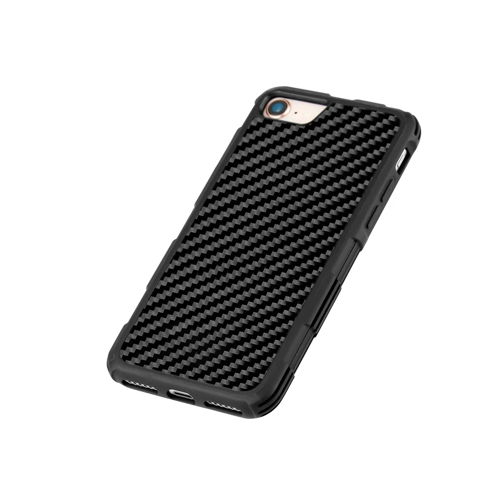 Mcase противоударные чехлы для телефонов из настоящего углеродного волокна iPhone 7 8