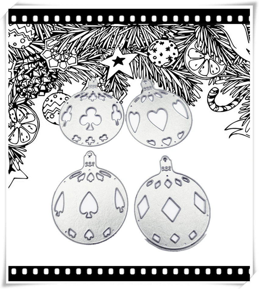 Оптовая продажа штампов для высечки мяч покера металлическая крафт-бумага штамп