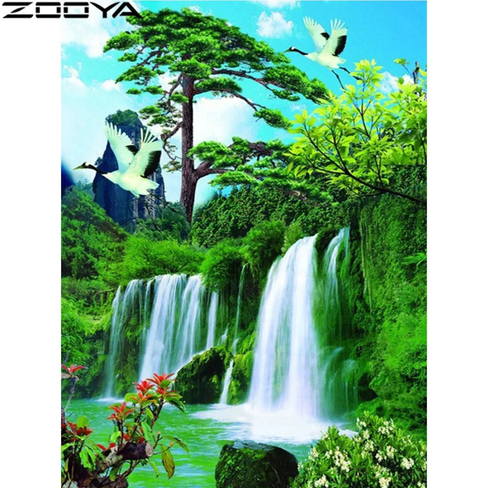 Zooya Алмазная мозаика 5D DIY Алмаз Вышивка картины по номерам Наклейки на стену