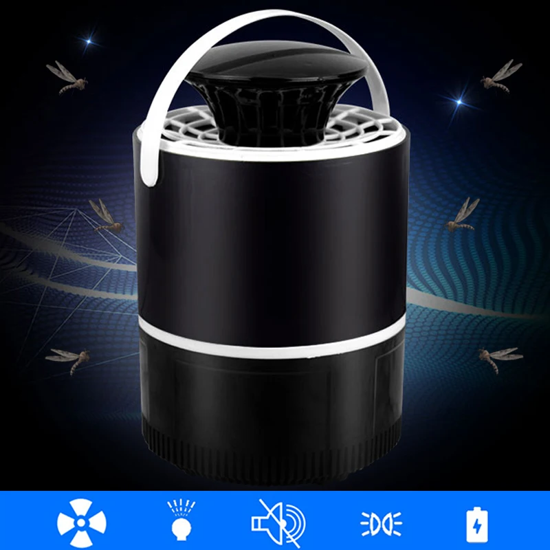 Москитная ловушка лампа-убийца от комаров УФ-светильник электронный москитный