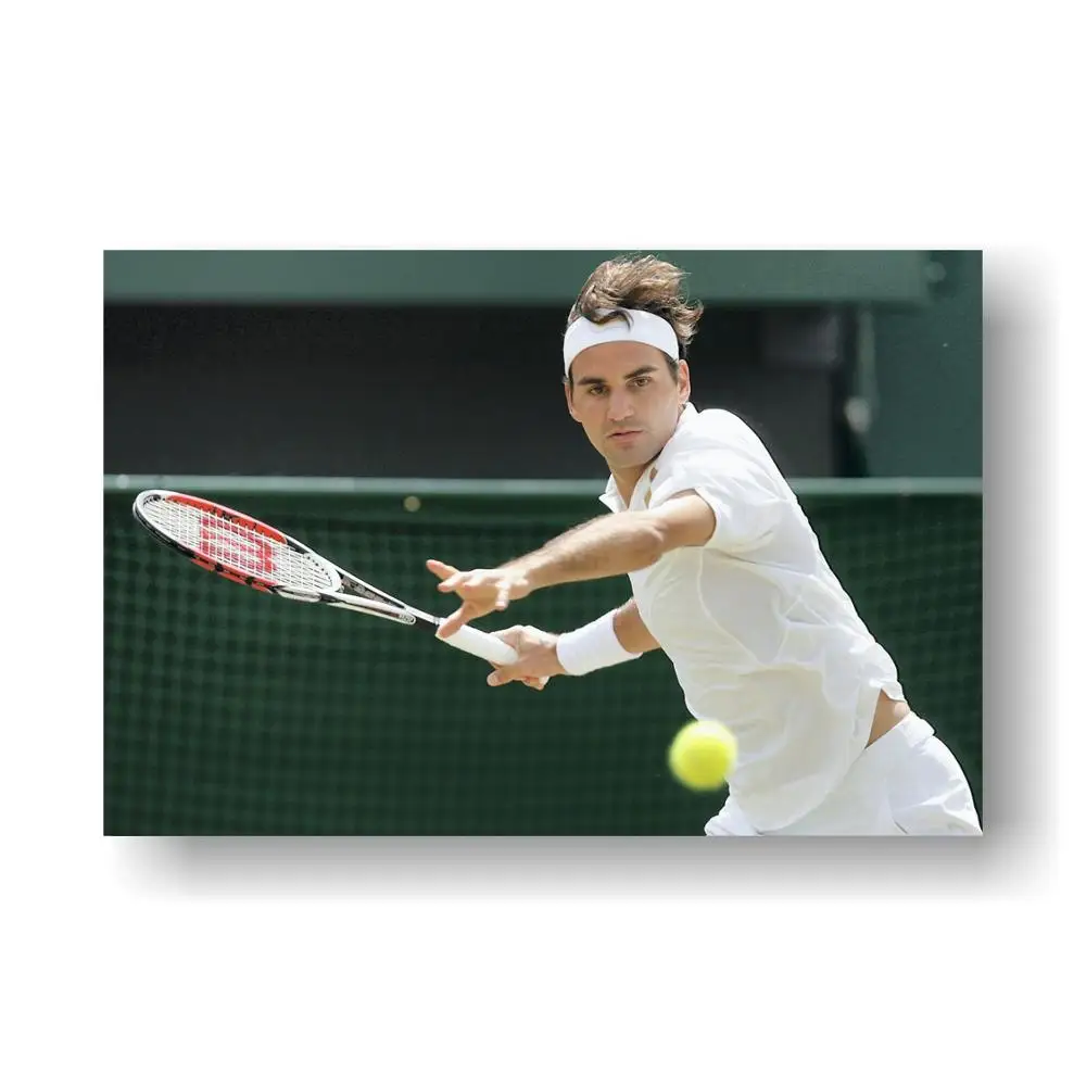Roger Federer Постер фото ограниченная печать знаменитостей теннисистов Чемпион