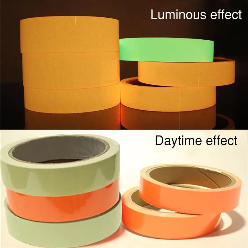 Флуоресцентная лента FunPa 2 шт. светящаяся флуоресцентная безопасная для лестниц