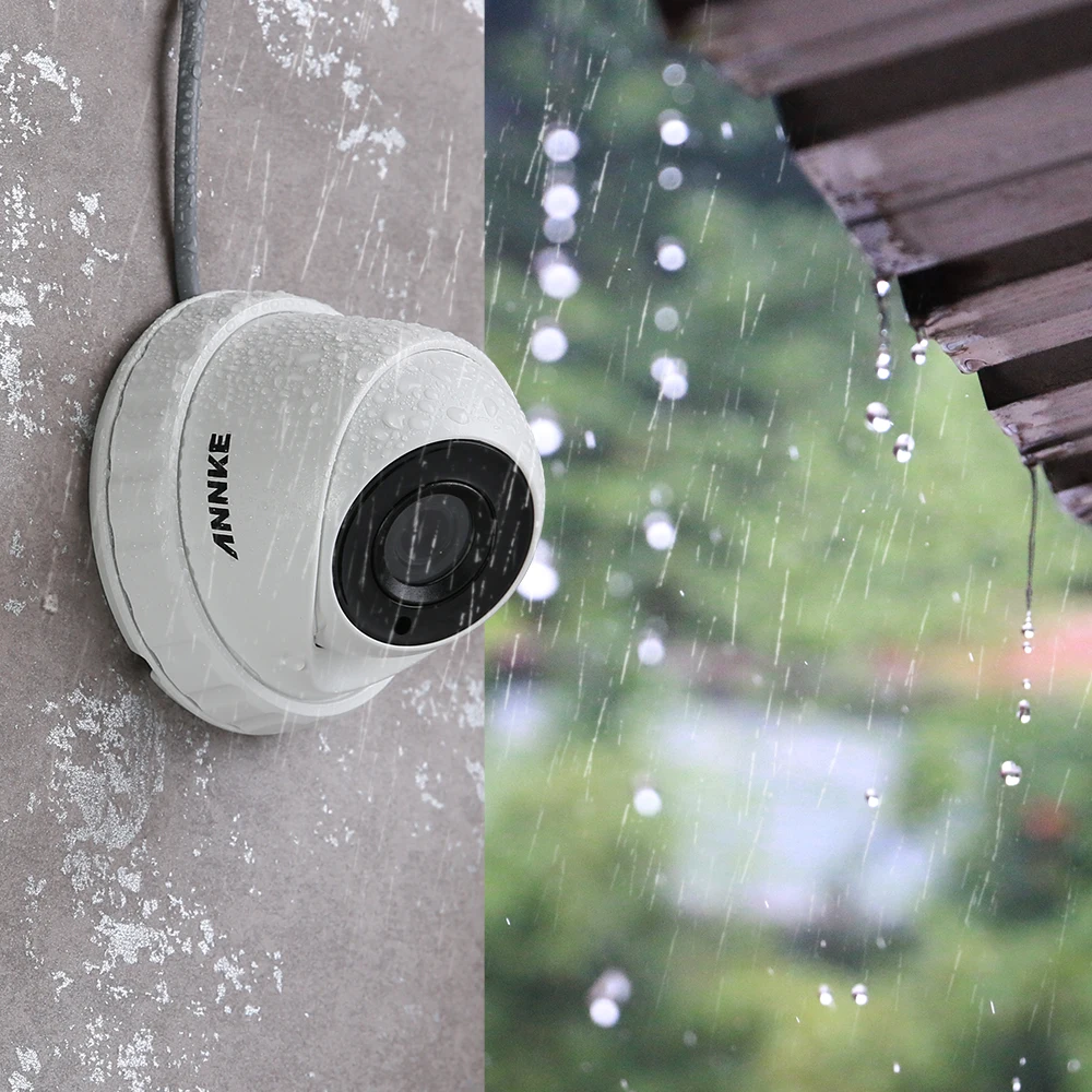 ANNKE 4CH 3MP 5in1 CCTV DVR HDMI Hybrid 4PCS Smart IR Dome Outdoor Weatherproof Security Camera Surveillance System H.264+ | Безопасность