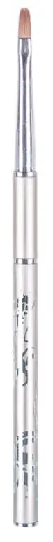 SBA2066 FLAT OVAL -2 Высокое качество 1 шт. SBA2066 плоский овальный таклон гвоздь для волос Окраска гелем кисть для рисования ручка для дизайна ногтей инструменты для маникюра «сделай сам» полосатая ручка - Цвет: SBA2066 FLAT OVAL -2