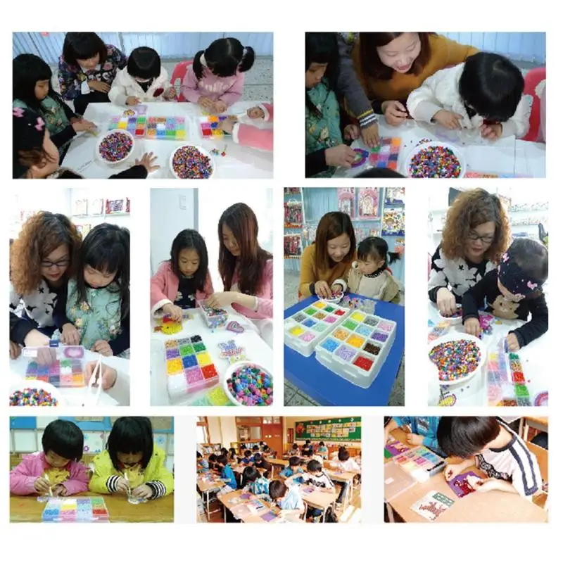 1000 шт. 5 мм EVA для Хама/игрушка из бисера perler Kids Craft DIY ручной работы предохранитель шарик многоцветный творческие Ранние развивающие игрушки для детей
