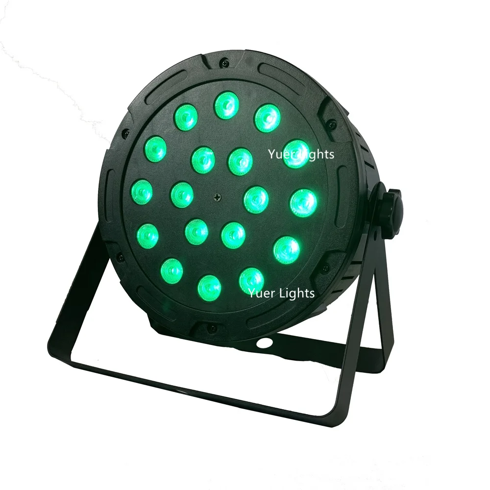 LED Par Light 18X3W DJ RGB Lights Wash Disco DMX контроллер эффект для маленькой вечеринки KTV