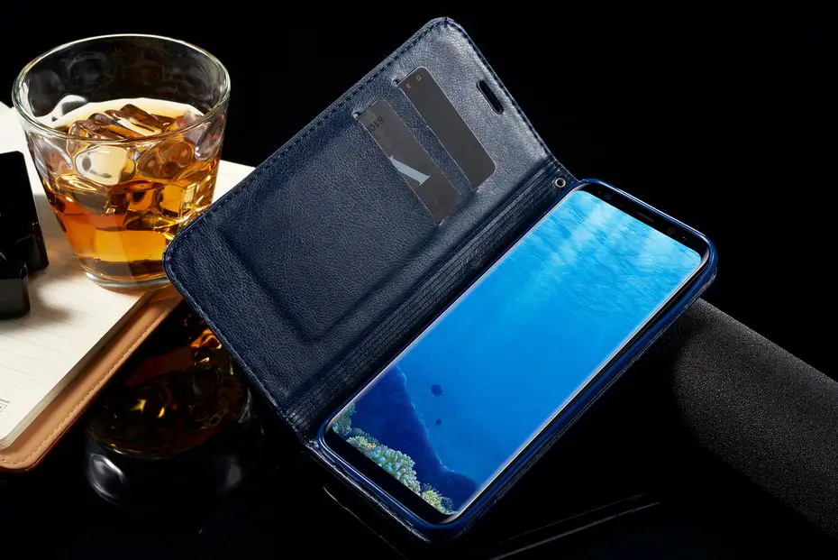 Desyner чехол для samsung galaxy S6 S7 S8 Edge Plus Note для девочек от 5 до 8 лет Магнитный кожаный чехол-бумажник чехол для телефона чехол личи кожного покрова чехол s сумка