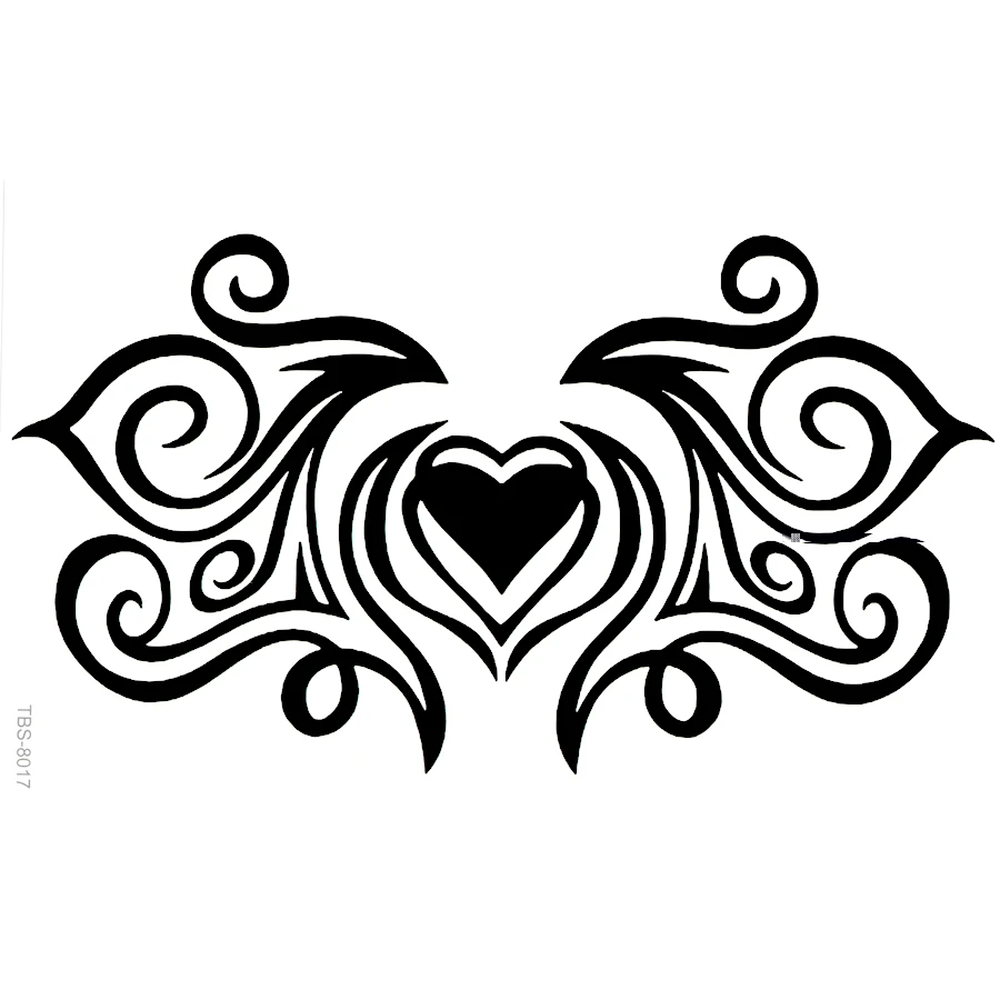 

heart Temporary Tattoo sticker Tatoo For Man Women Waterproof Stickers tatoos make up fake tattoo sleeve Women Paste stickers