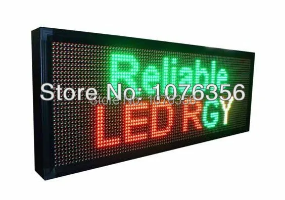 Бесплатная доставка DIY светодиодный движущийся знак 20 шт. P10 наружный RGY цветной