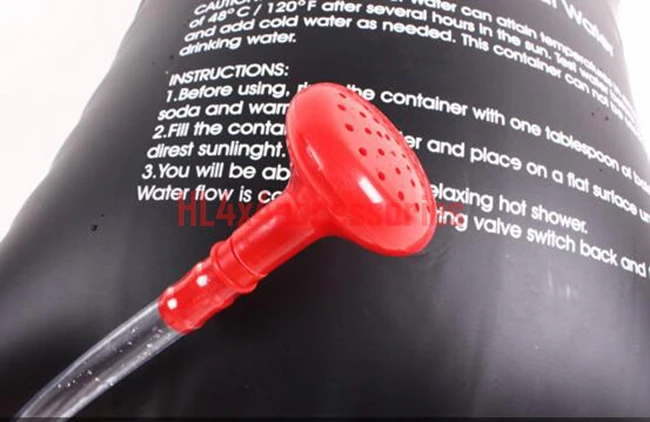 Сумка для душа на солнечной батарее 20 л походная мойка с подогревом воды дорожная