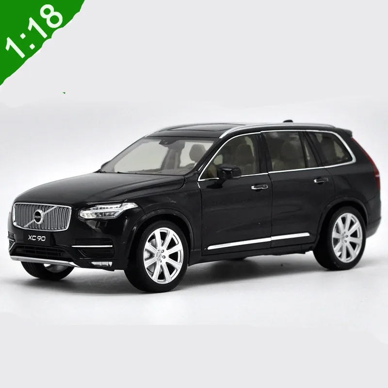 1:18 Diecast Model Car SUV Toys For Volvo XC90 2015 Black Alloy toys model with Steering wheel control With Original Box | Игрушки и