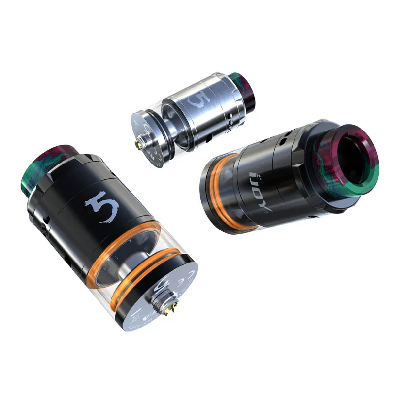 100% оригинал IJOY rdta 5 с смолы дрип тип Топ Заполнить Системы Регулируемый сбоку и