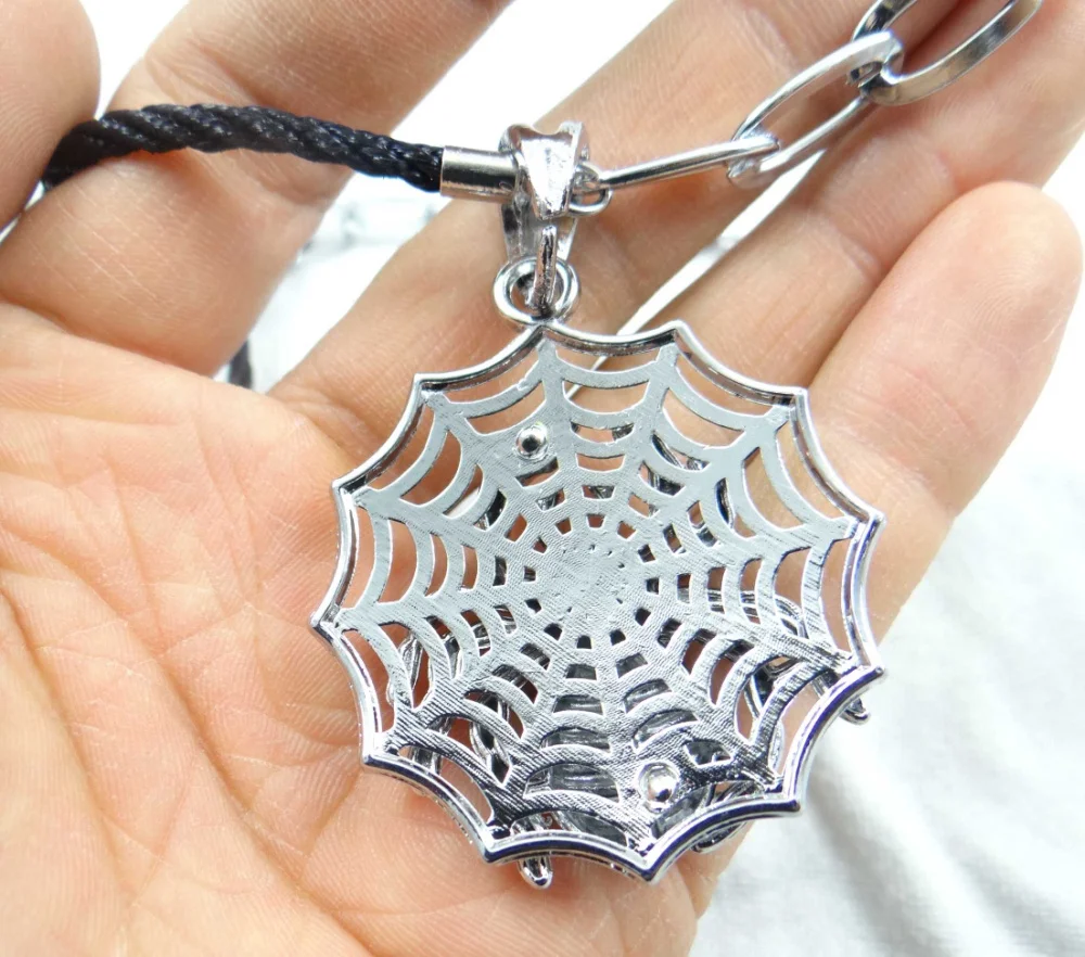 1 шт. кулон в виде паука из сплава кожаное ожерелье|spider pendant|skull pendantskull charm pendant |