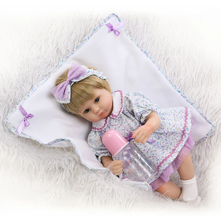40 см реалистичные силиконовые куклы reborn bebe alive оптовая продажа Креативные Куклы