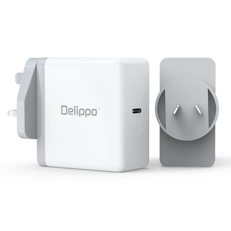 Зарядное устройство USB Type C Delippo 65 Вт зарядное для Apple MacBook/Pro Samsung Nexus Nintendo Switch Lenovo ASUS