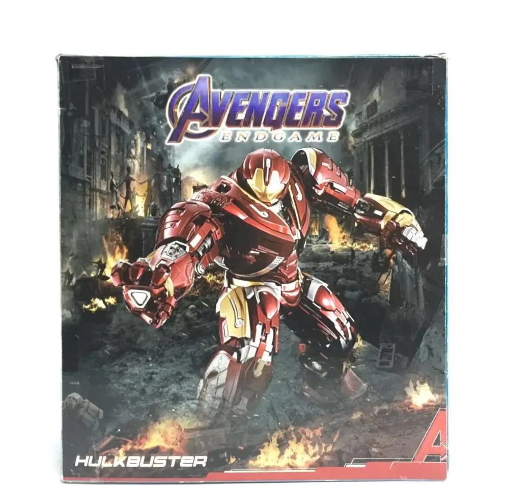 Новый хит! 18 см Marvel Мстители Endgame халкбастер с светодиодный светильник ПВХ