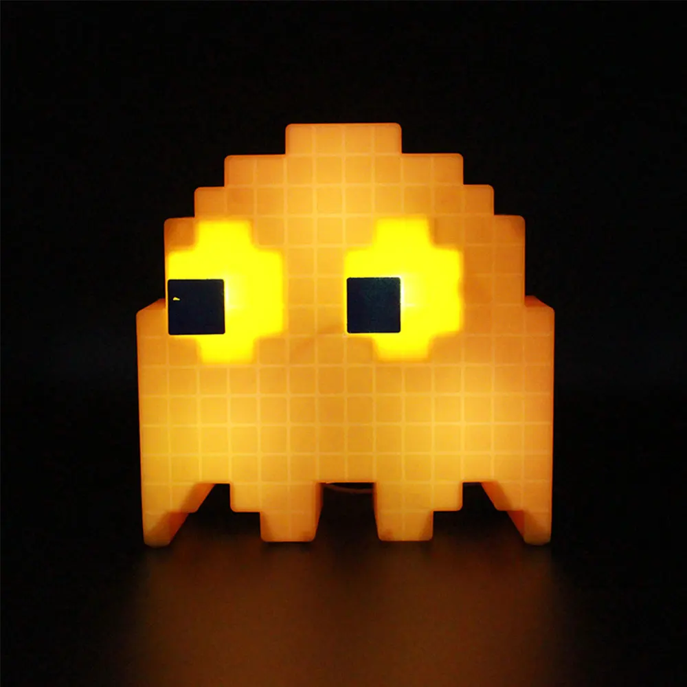 Детский светодиодный ночник Pacman, мультяшный USB ночник, меняющий цвет, светодиодный прикроватный светильник для детей, спальни, детские игрушки