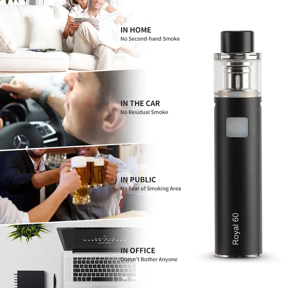Новинка 2019 Jomotech 60w Vape Pen kit 2200mah батарея электронная сигарета испаритель vapor 2 0 мл