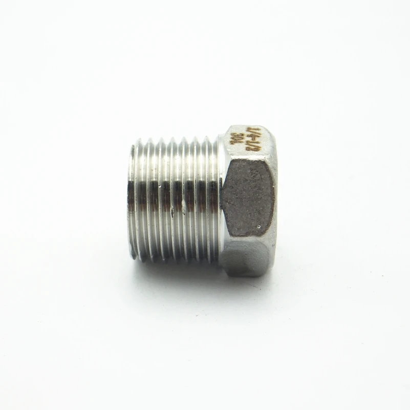 1/2 &quotBSP папа x 1/4&quot BSP Женский редуктор втулка резьба 304 нержавеющая сталь