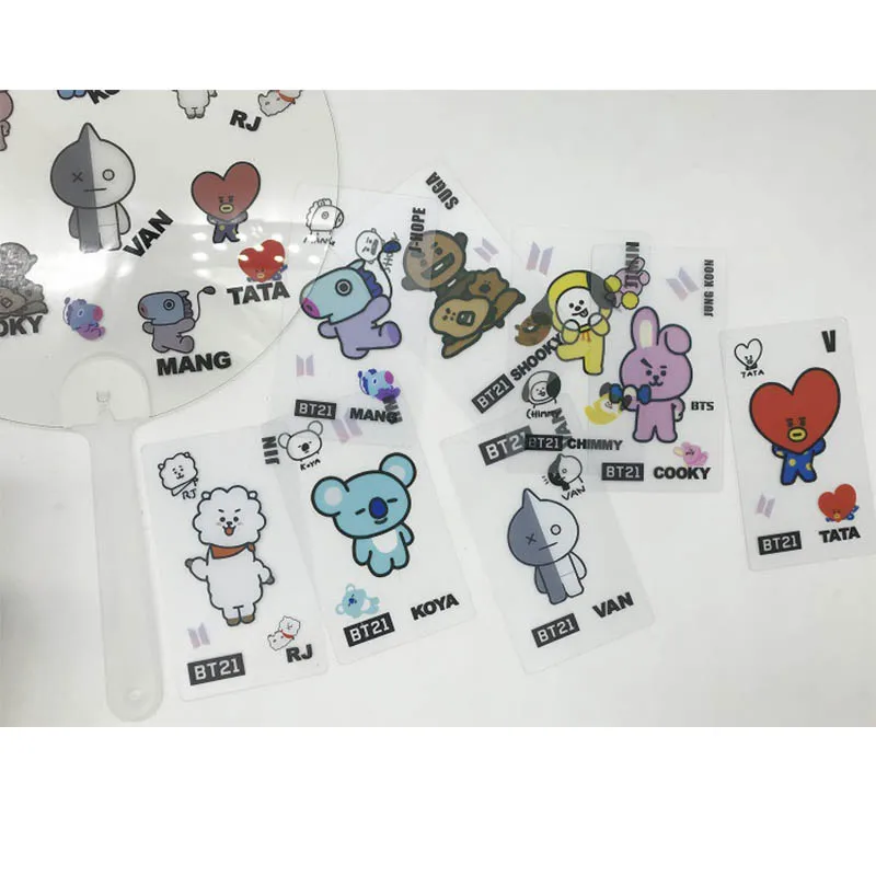 Оппа магазин новая BT21 Bangtan мальчики BTS скраб небольшой карты карта фото