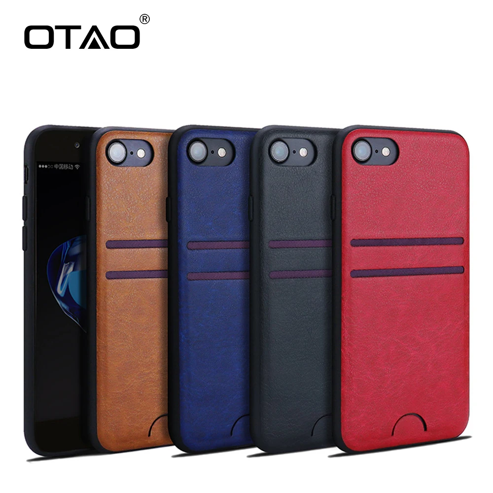 Роскошный кожаный чехол-бумажник OTAO для iphone XS MAX XR X 8 7 6 6s Plus тонкий чехол из