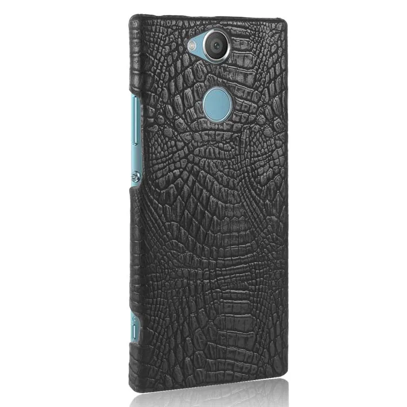 Чехол крокодиловый для телефона Sony Xperia X Performance XZ1 XZ2 Z5 Compact XA XA2 Ultra XA1 Plus XZ Premium L1 L2