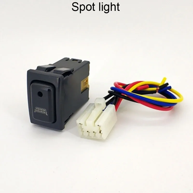 LED Spot Light Radar Parking Sensor Camera Recorder Monitor Fan Tailgate Trunk Switch Button Wire For Suzuki Hustler | Автомобили и