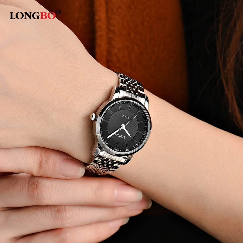 Reloj 2018 LONGBO роскошные женские часы модные повседневные кварцевые наручные из