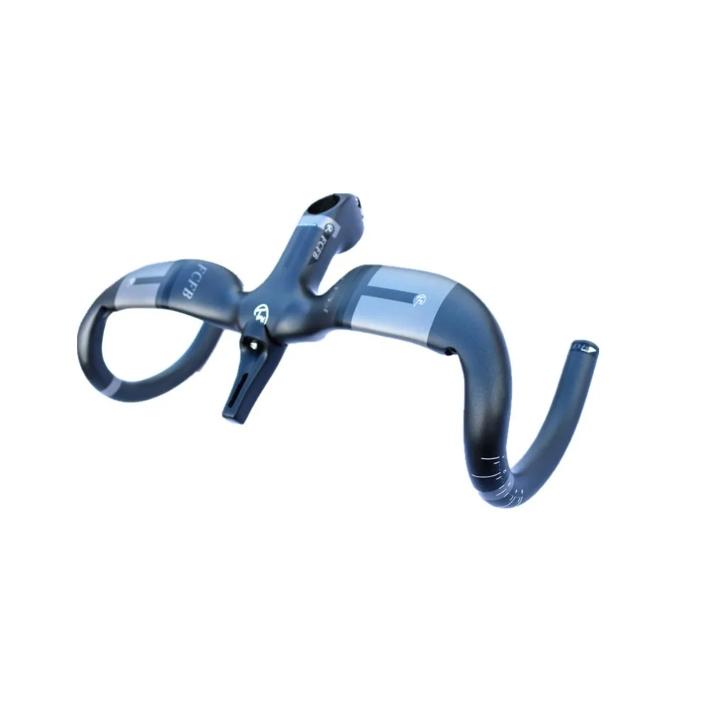 FCFB toray T800 matt gray black handlebar with stem+computer frame ud carbon road 400/420/440x80/90/100/110/120mm | Спорт и