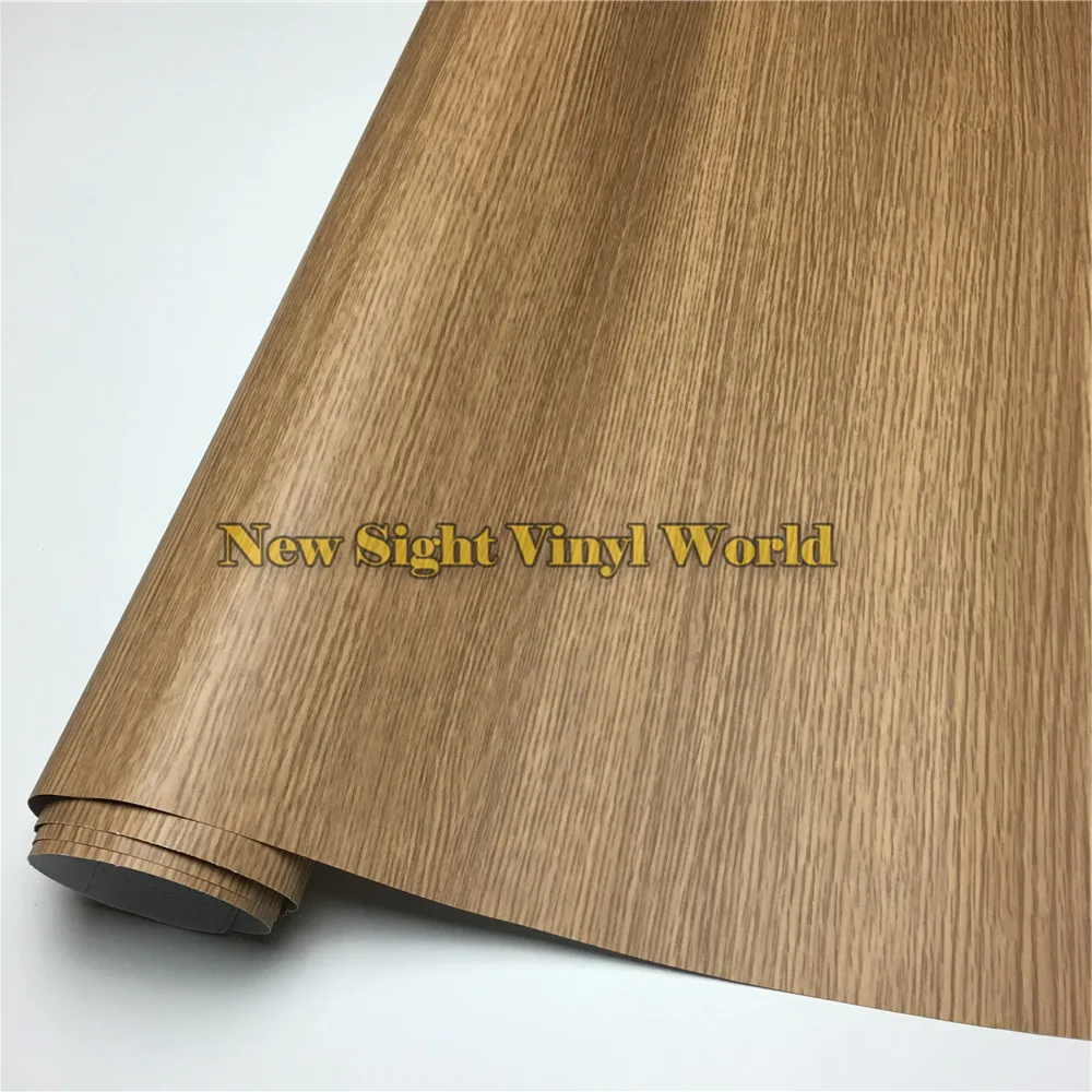 

Oak Wooden Grain Adhesive Vinyl For Floor Furniture Auto Interier Size:1.24X50m/Roll(4ft X 165ft)